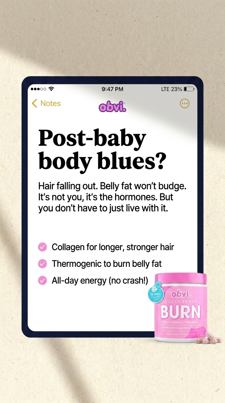 Obvi Health Facebook ad