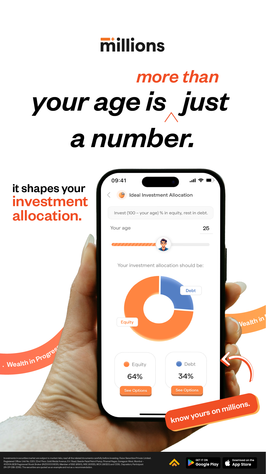 Millions app Facebook ad