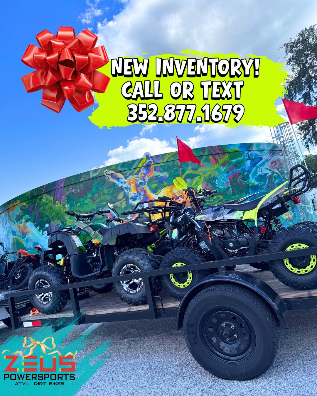 Johnny Branco Facebook ad: 2026 Dirt Bikes ATVs 125cc atv