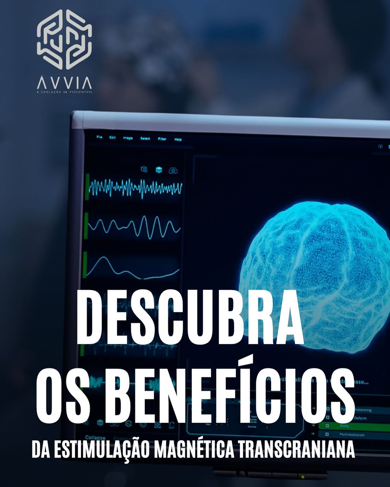 Ávvia Psiquiatria Facebook ad: Os Principais benefícios da EMT
