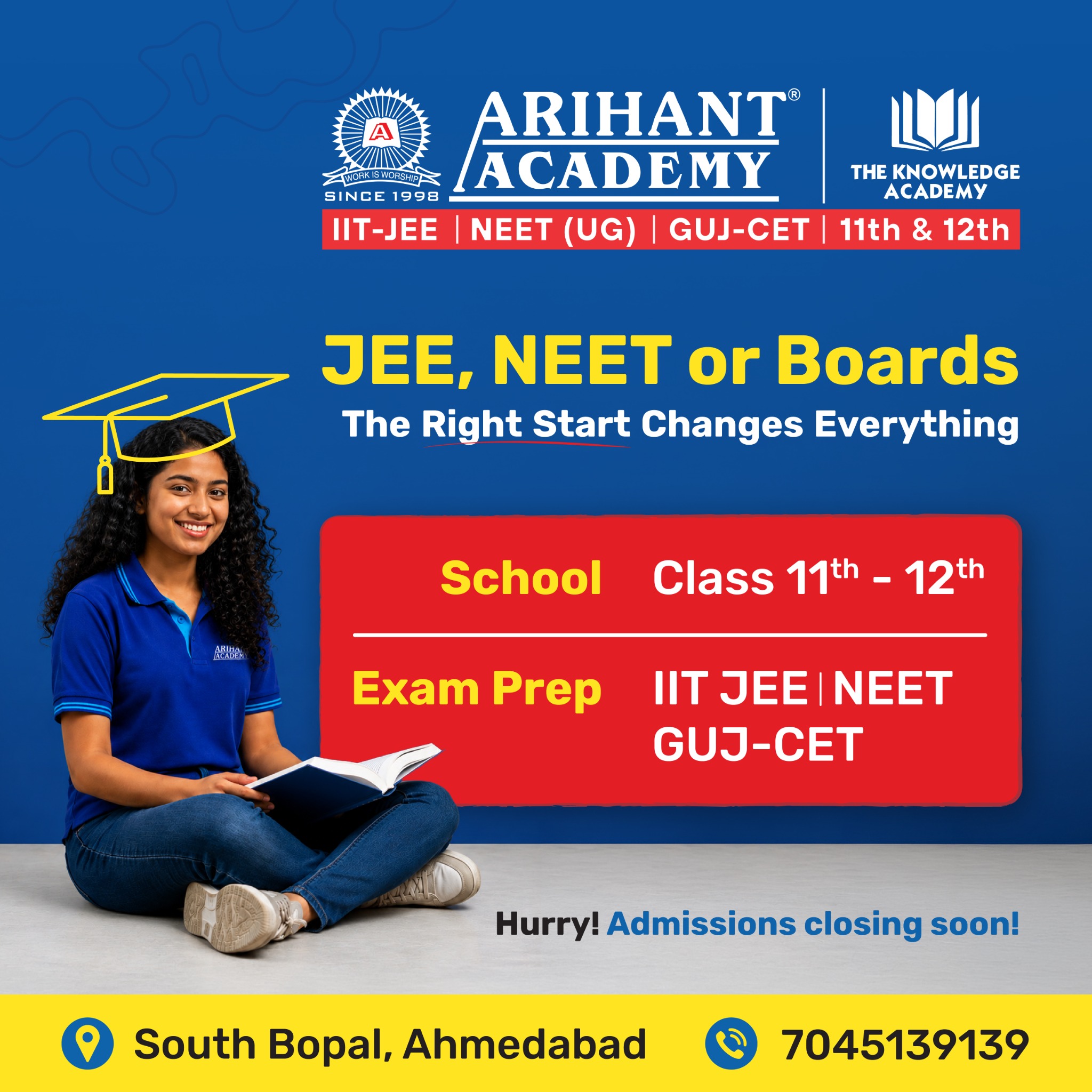 Arihant Academy Facebook ad: ચાલો, Future Build કરીએ!