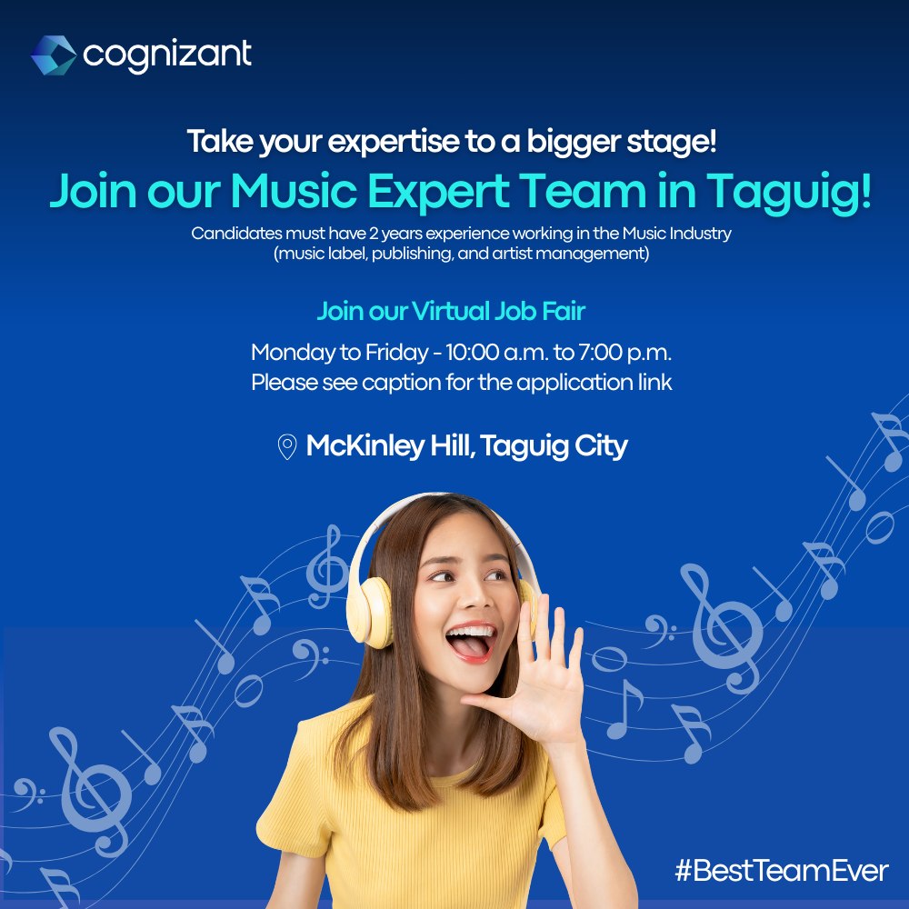 Cognizant Philippines Facebook ad