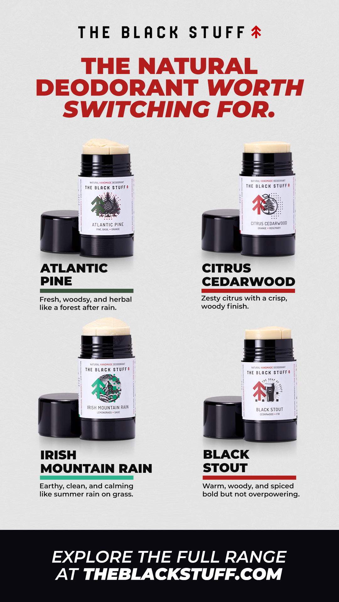 The Black Stuff Facebook ad