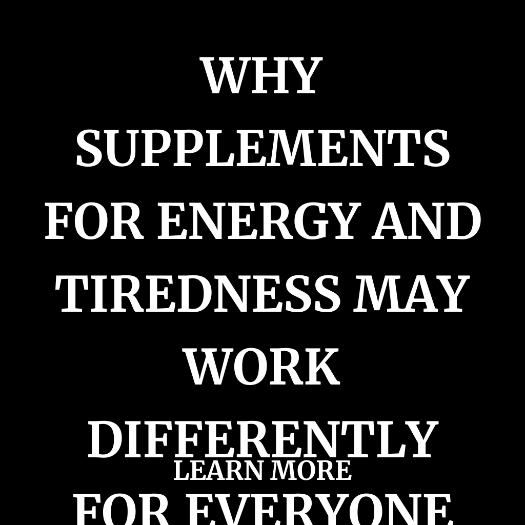 Daily Advisor Facebook ad: Understanding Energy Supplements and Tiredness