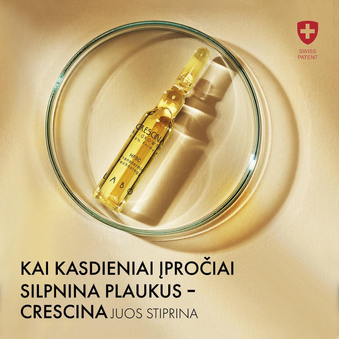 Crescina Fillerina Lietuva Facebook ad