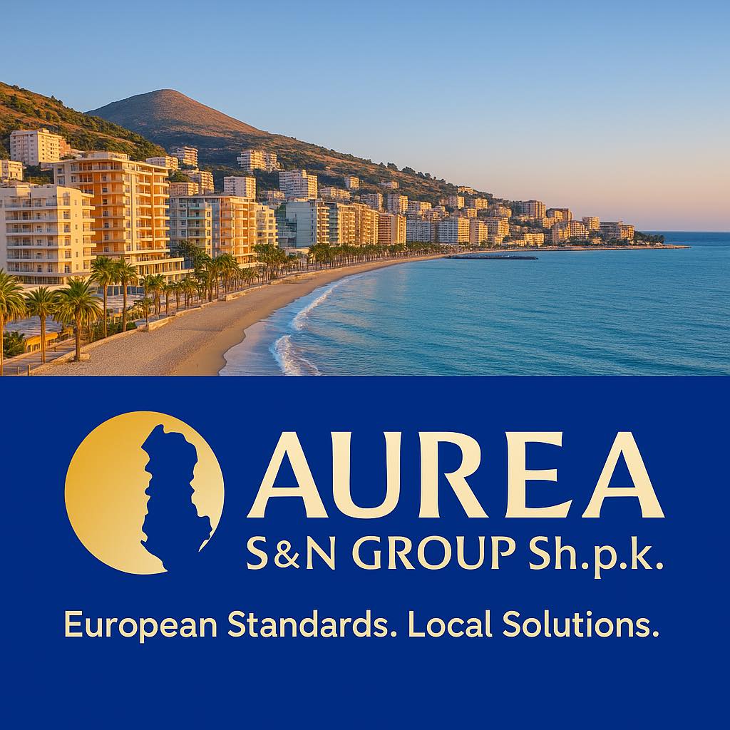 AUREA S&N GROUP Facebook ad: Welcome to AUREA, your trusted partner in Albania!
