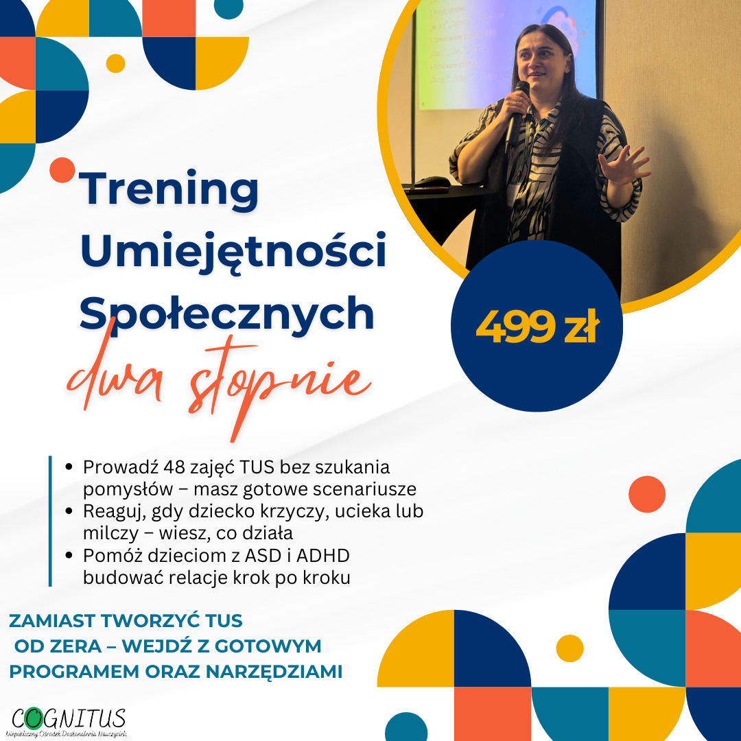 NODN Cognitus - centrum szkoleń i terapii Facebook ad: Zostań trenerem TUS