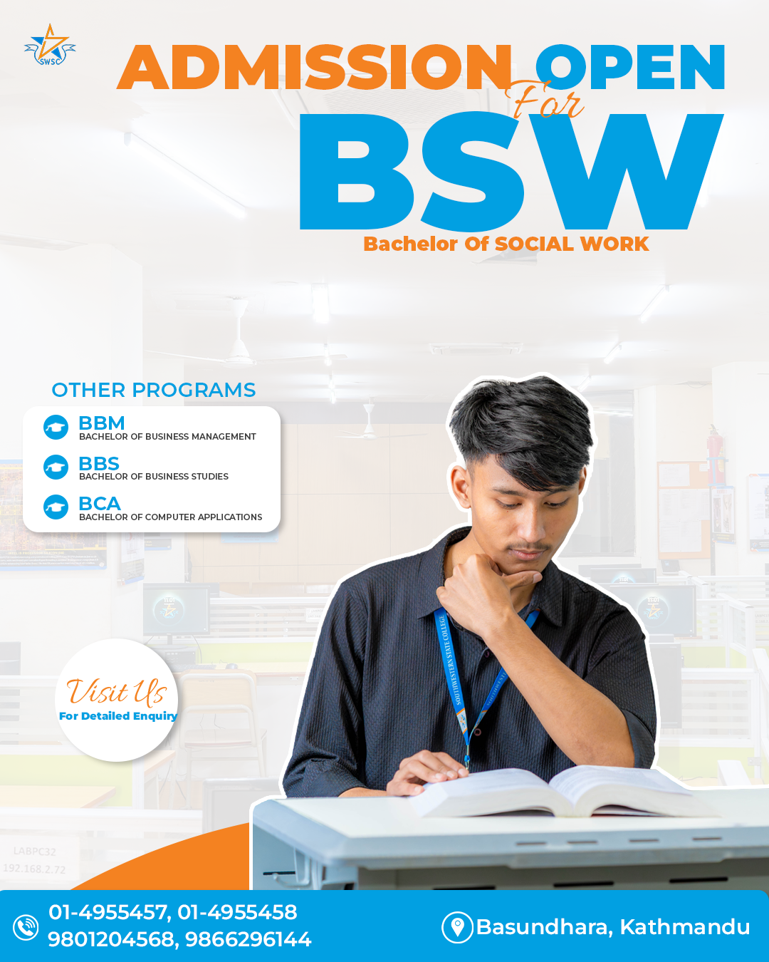 Southwestern State College Facebook ad: Admissions Open for Bachelor's Programs!