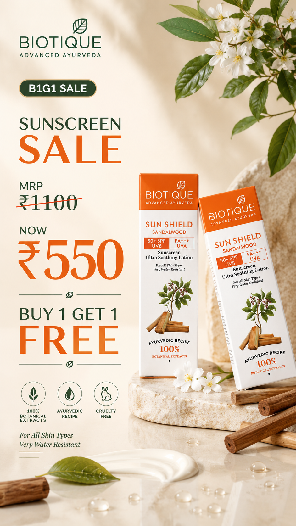 Biotique Facebook ad