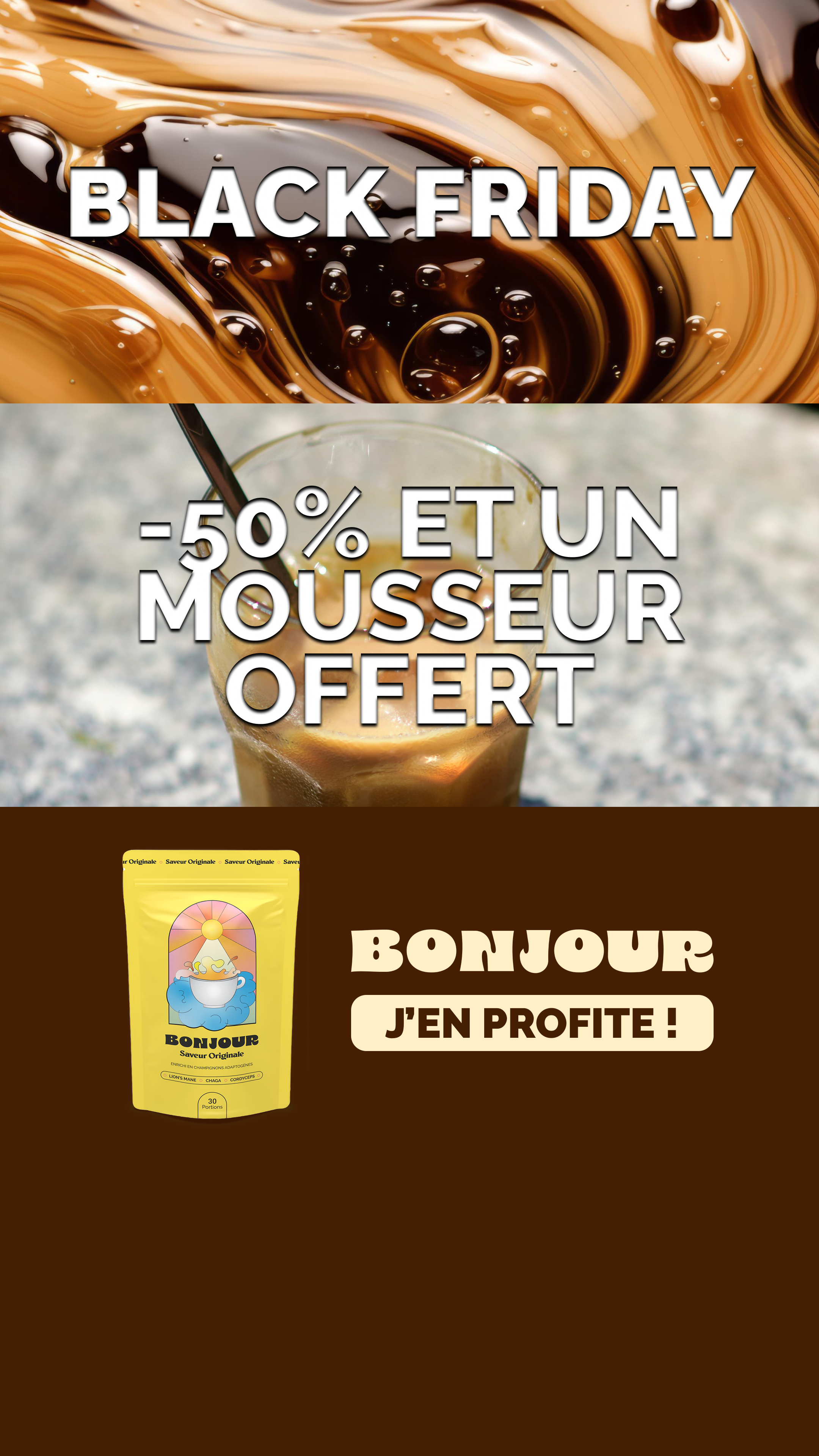 Bonjour Facebook ad