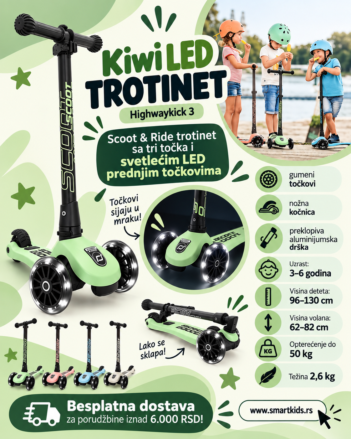 Smart kids market Facebook ad: Scoot and Ride trotineti za decu i kacige | Smart Kids