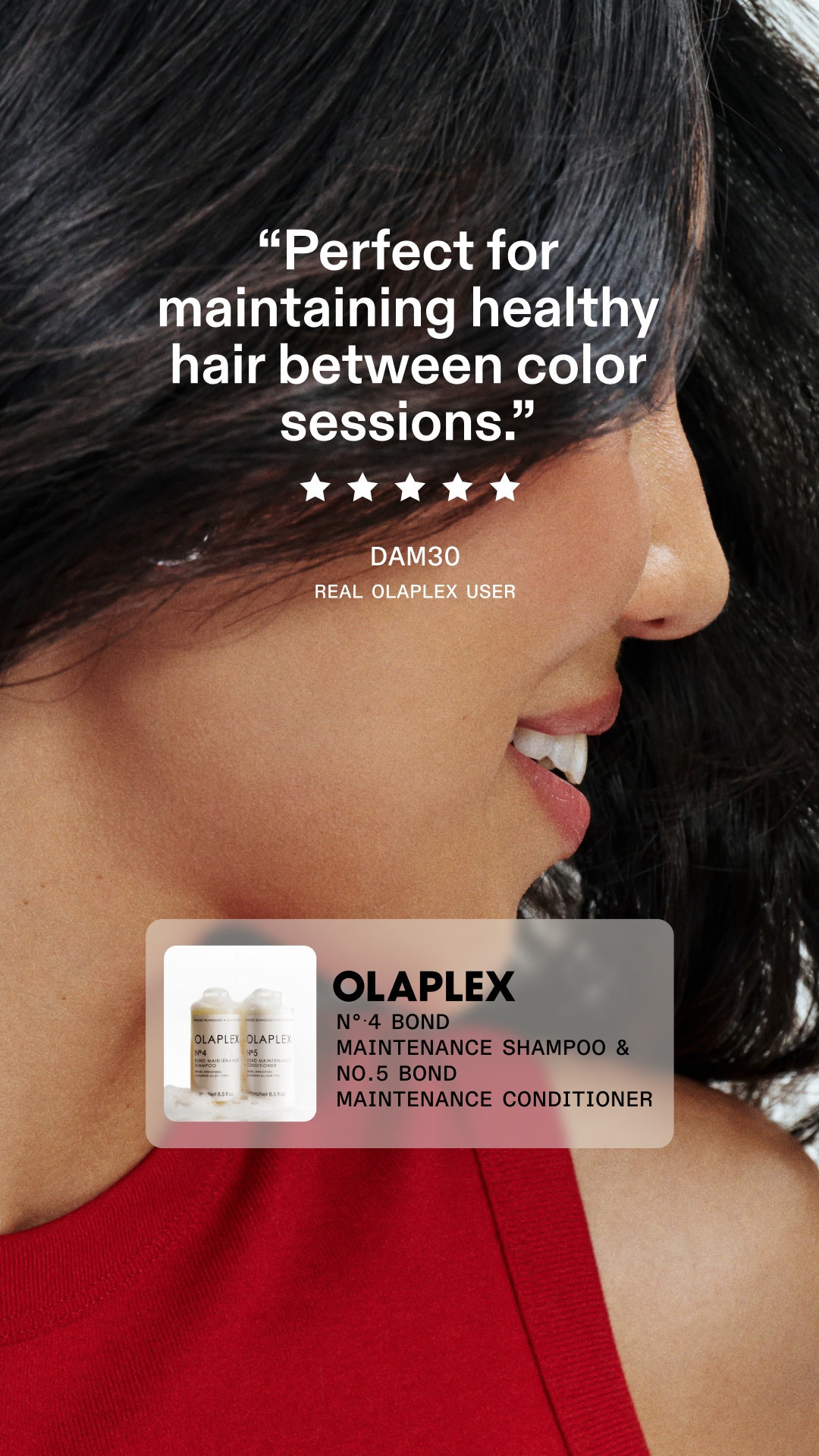 Olaplex Facebook ad