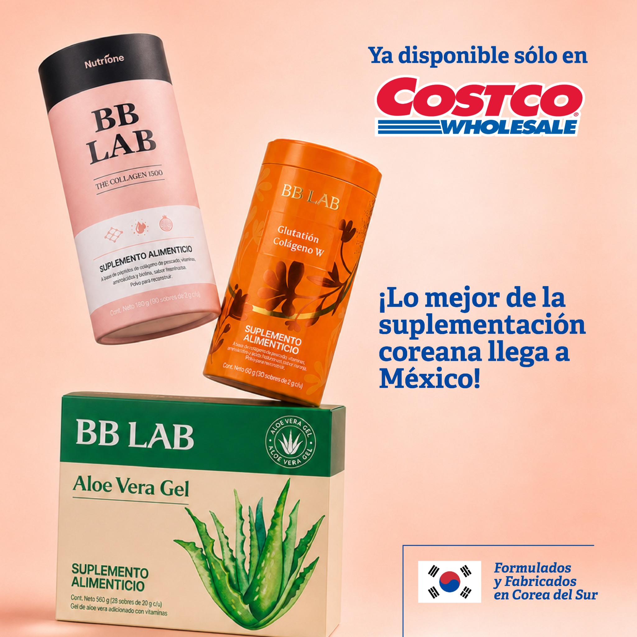 Memo Gonzalez Facebook ad: Los suplementos de Corea llegaron a México