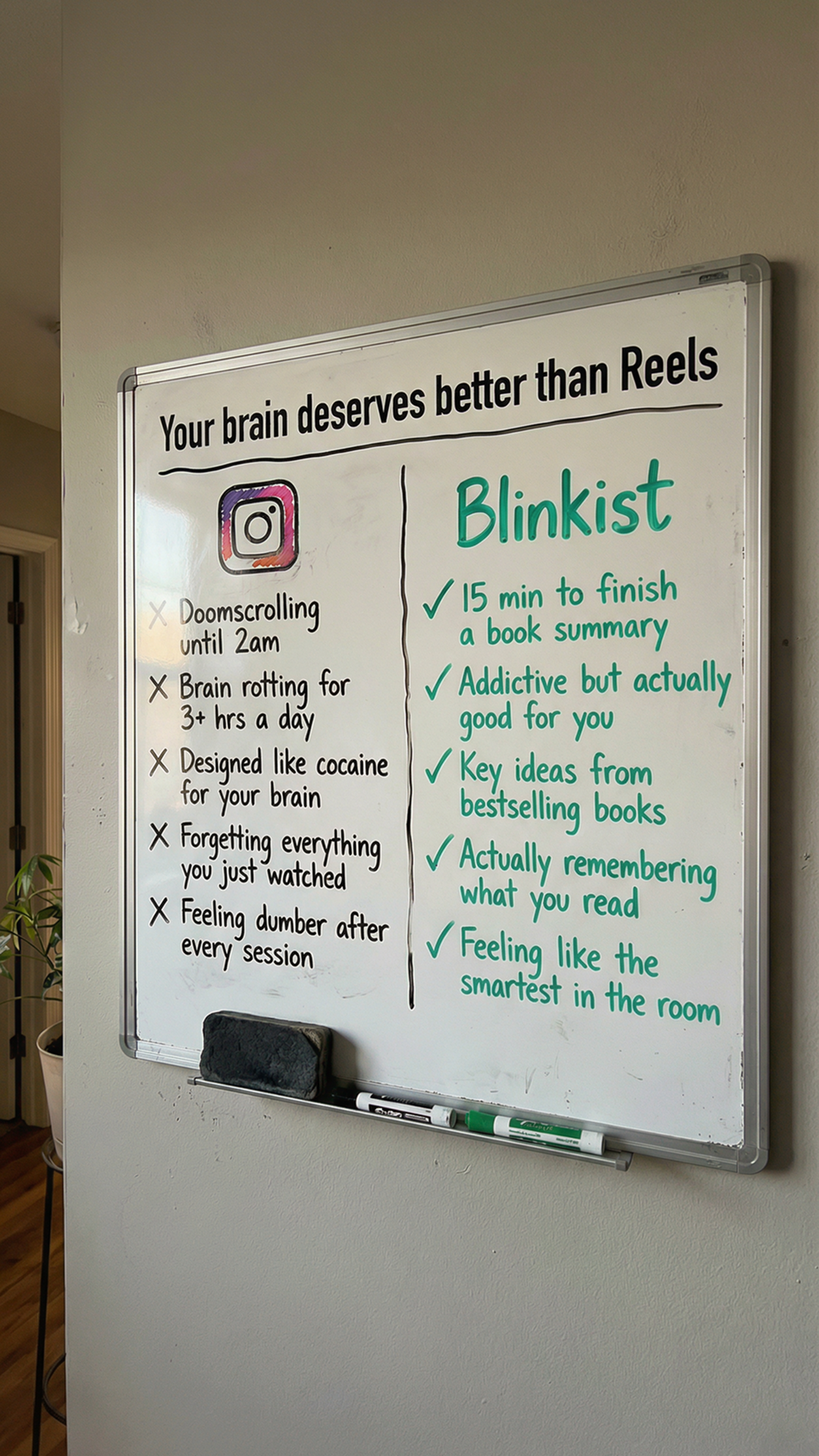 Blinkist Facebook ad