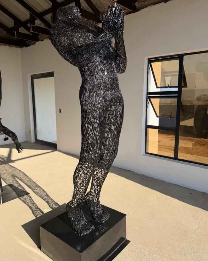 Gracious Kaseke Facebook ad: Metal art sculptures for sale any design press your orders…