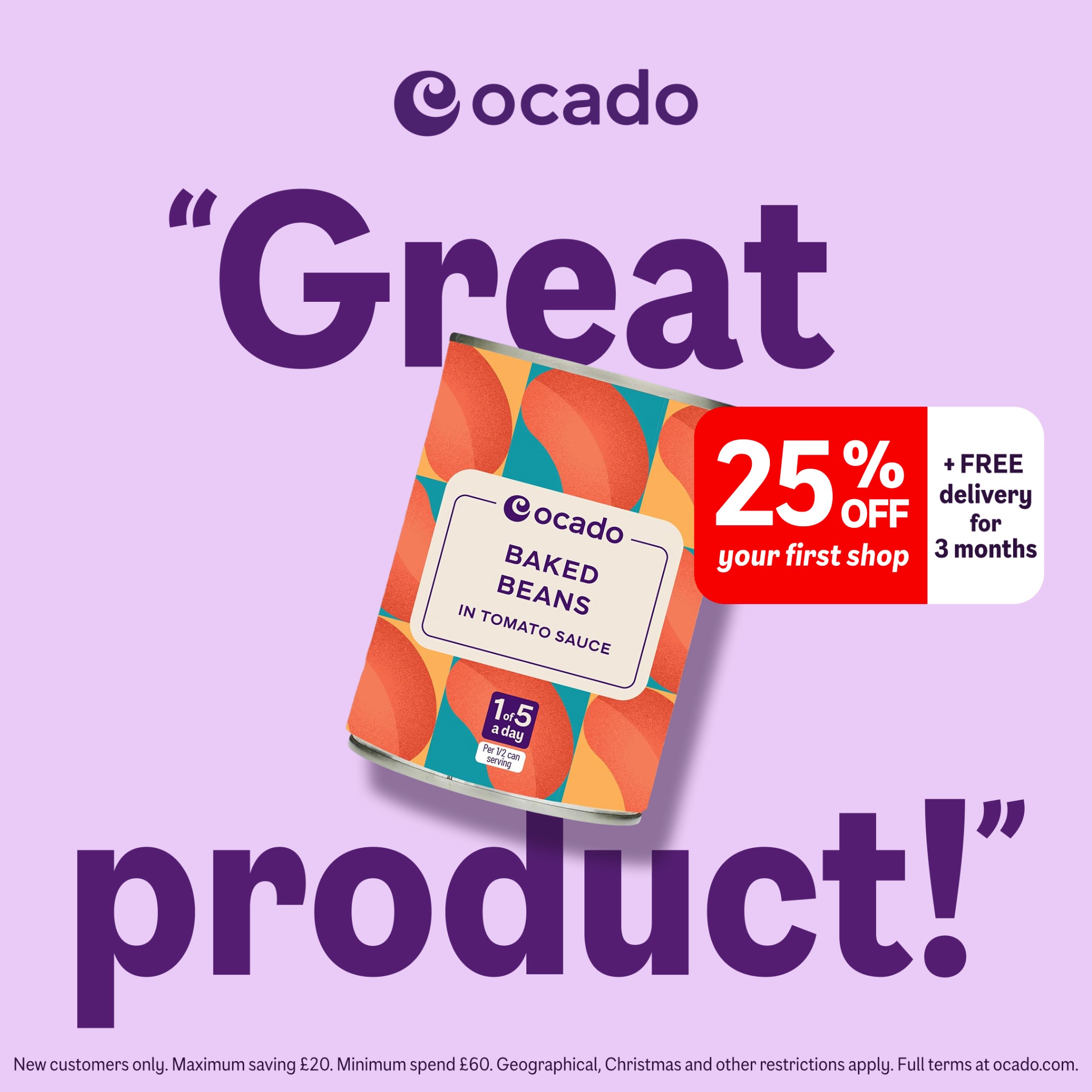 Ocado Facebook ad