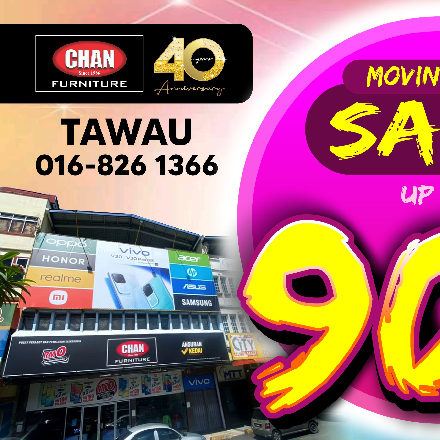 Chan Furniture - Tawau Facebook ad: ππππππ πππ ππππ, ππ ππ ππ% ππ
π
ππβ¦