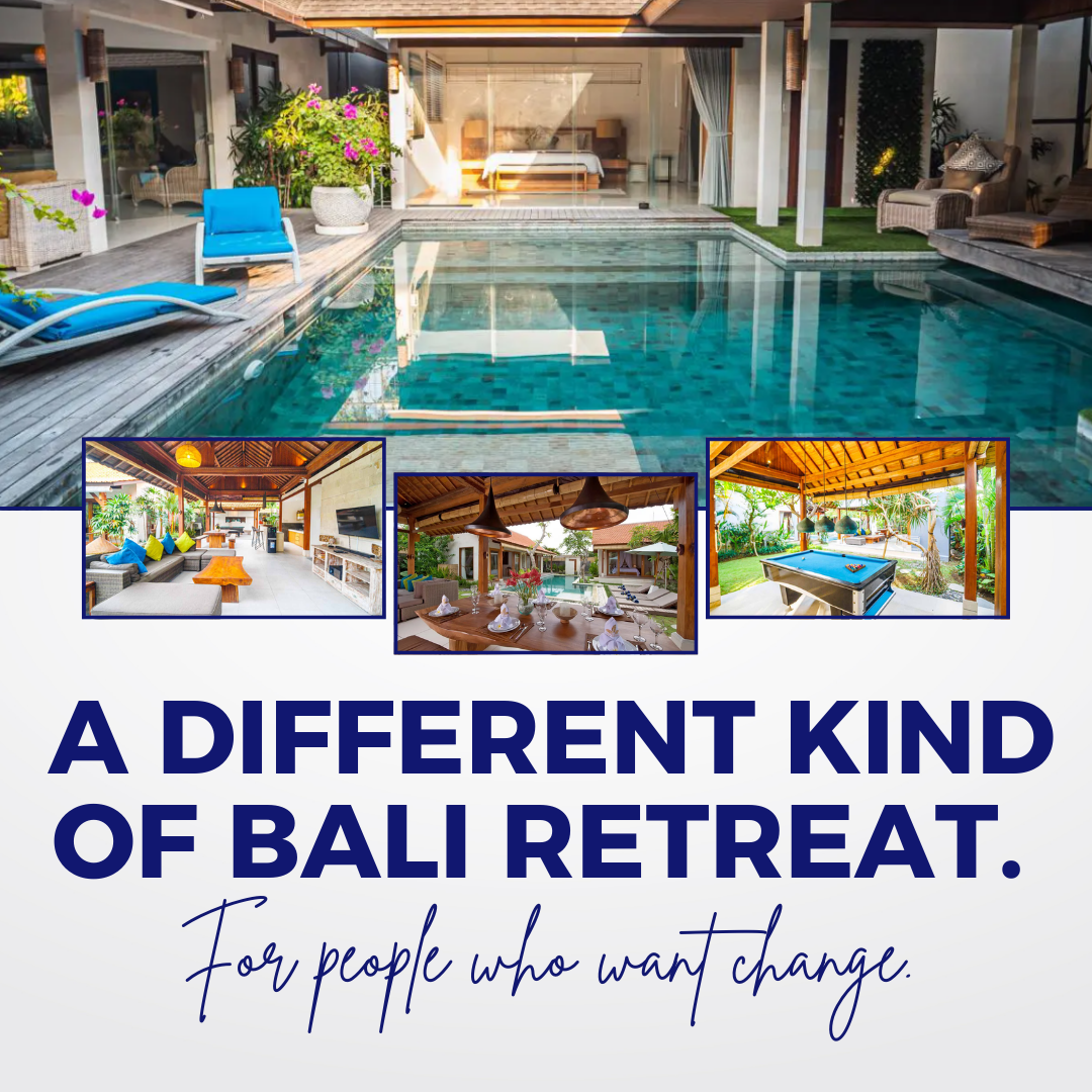 Maureen & Carmen Facebook ad: Design Your Ideal Life Bali Retreat