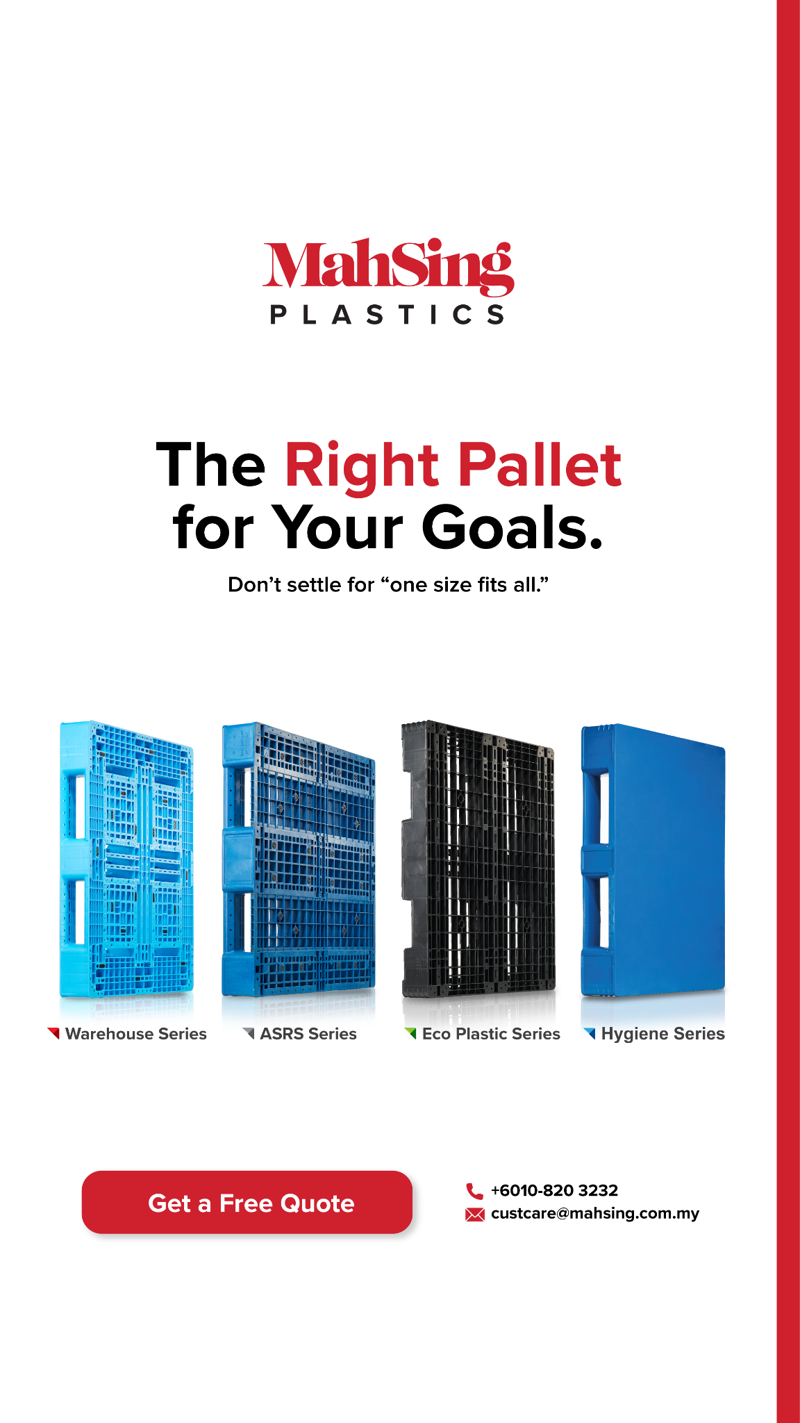 Mah Sing Plastics Facebook ad from Apr 23, 2026