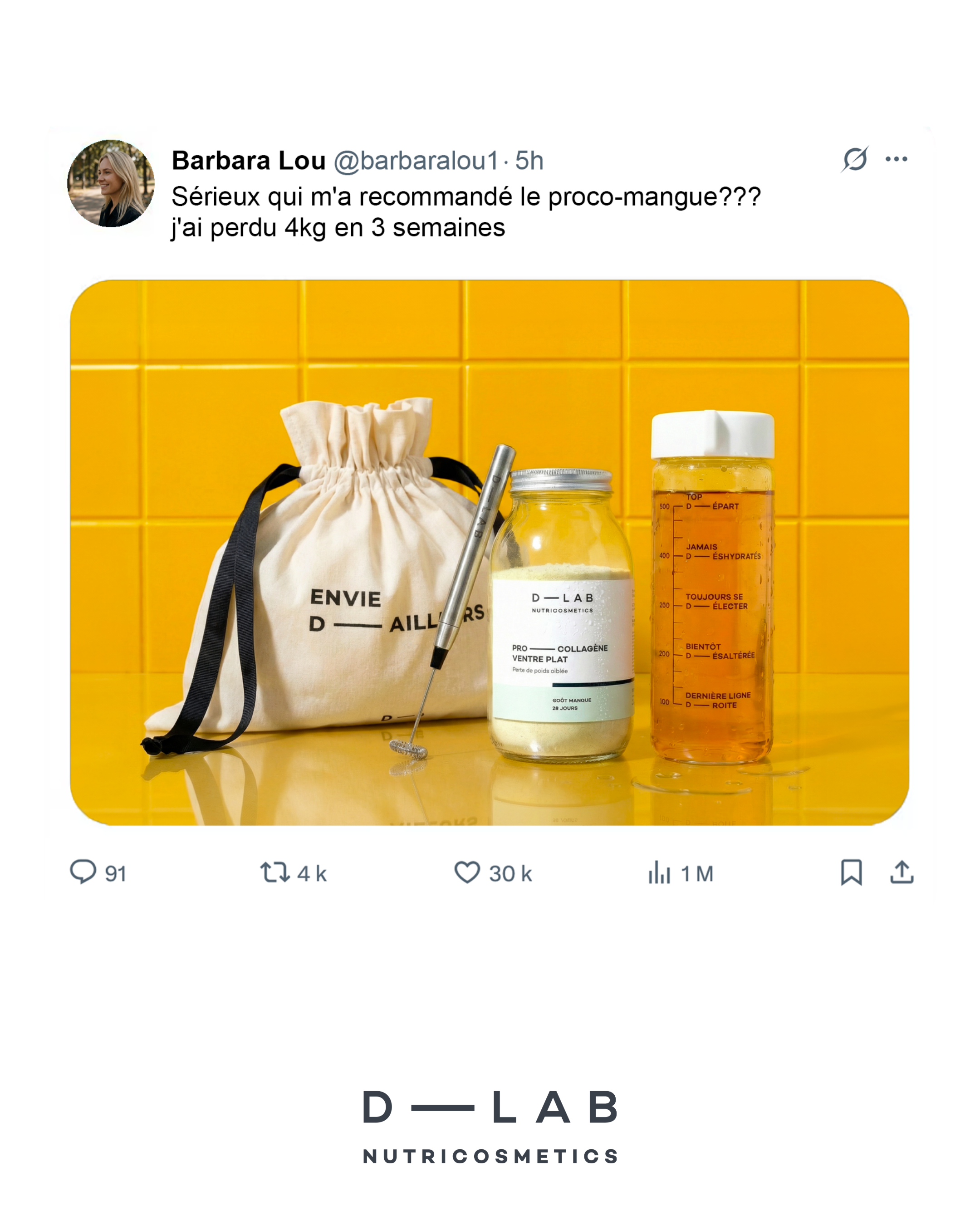 D-LAB NUTRICOSMETICS Facebook ad