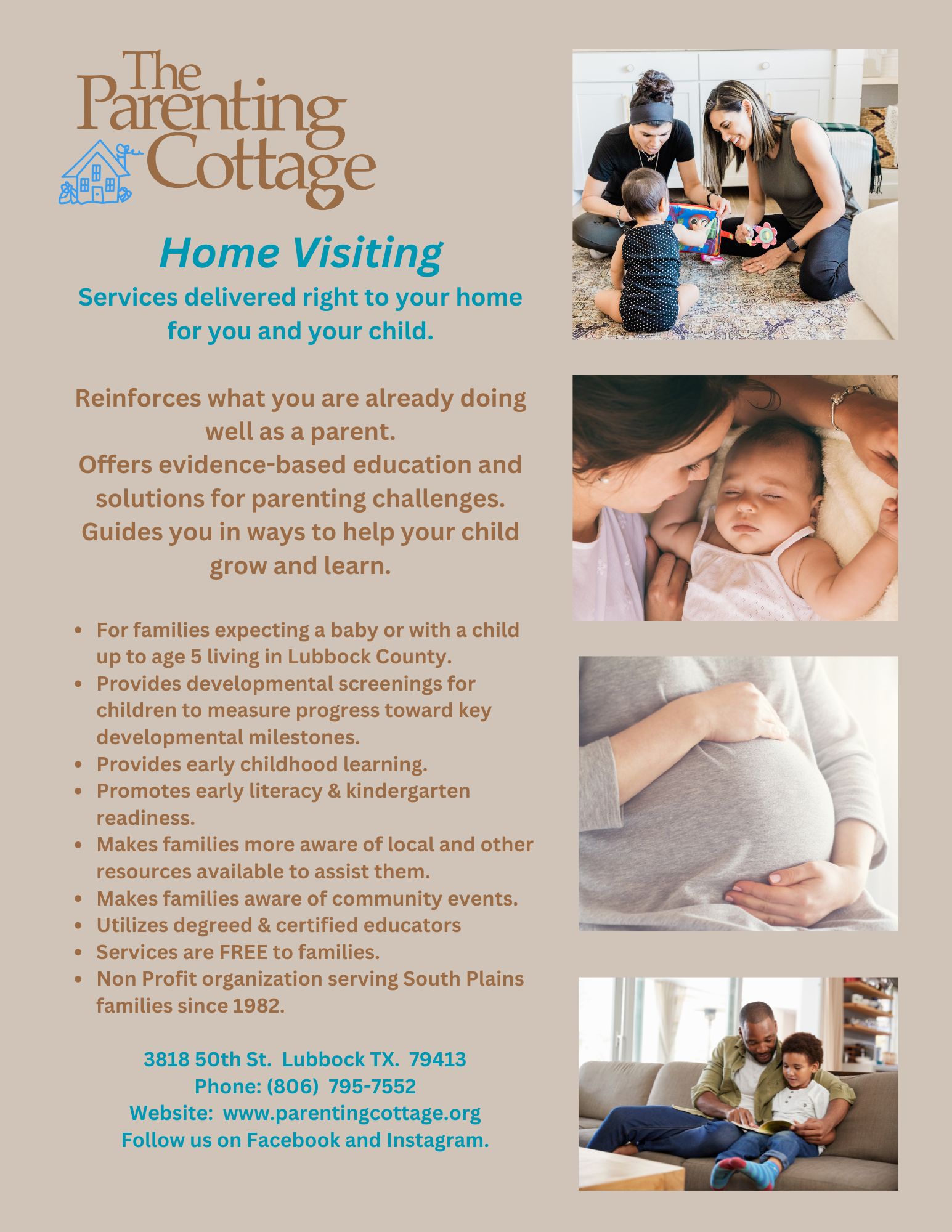 Parenting Cottage Facebook ad: The Parenting Cottage, Building stronger communities by…