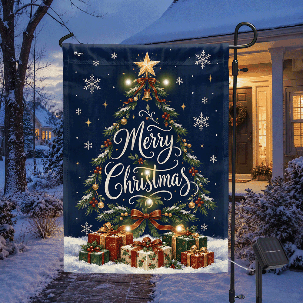 Unique Flags Facebook ad: Wait Until Christmas Lights Up