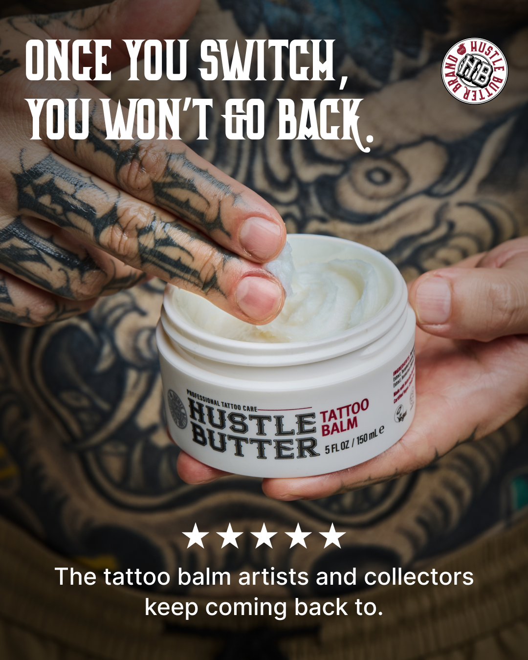 Hustle Butter Deluxe Facebook ad