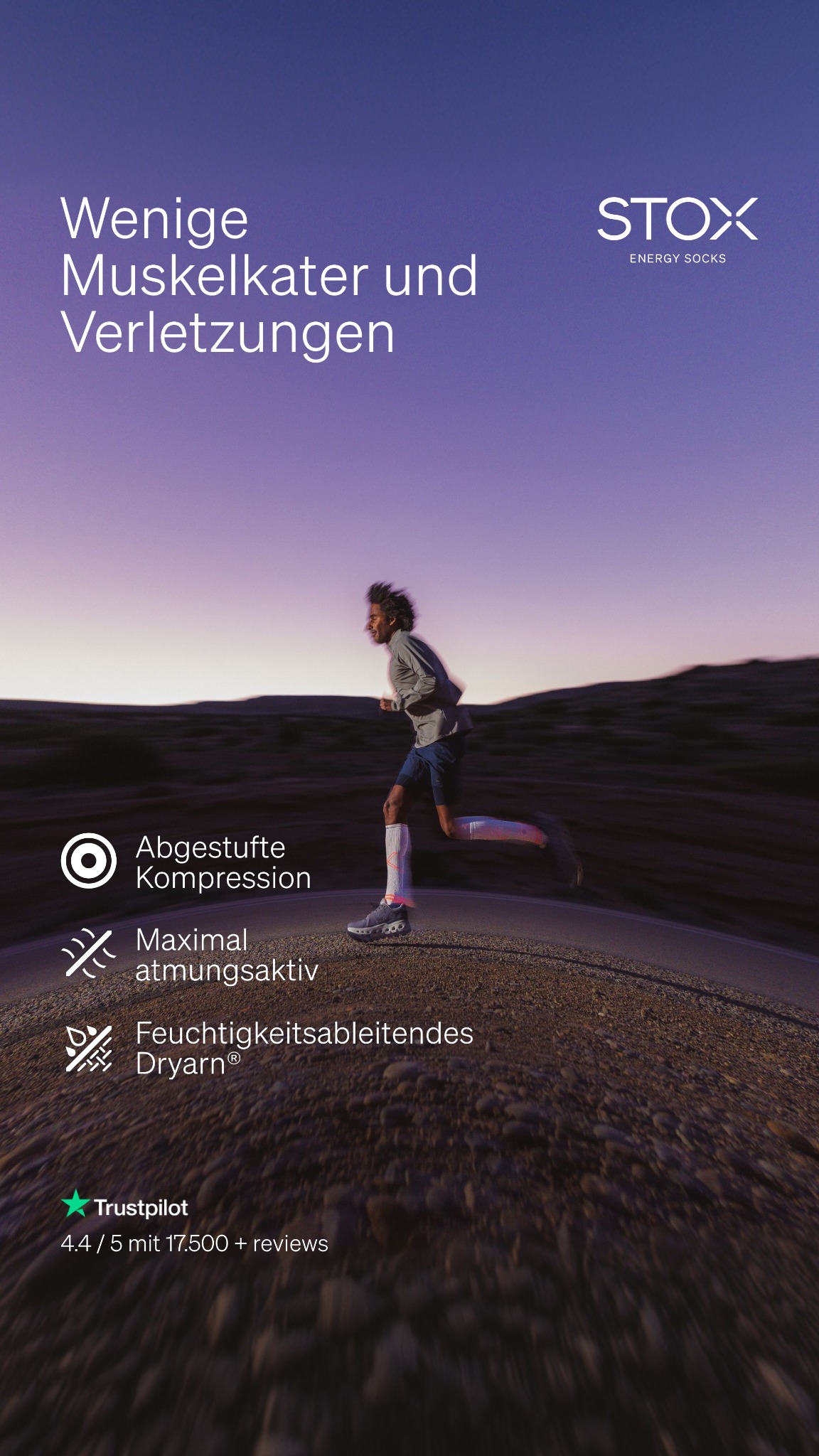 STOX Energy Socks Facebook ad
