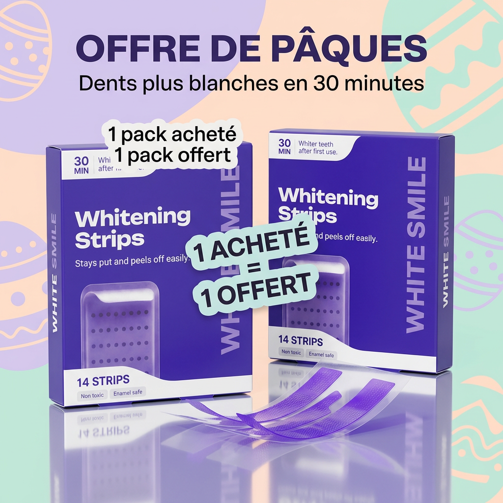 White Smile Facebook ad: Offre de Pâques