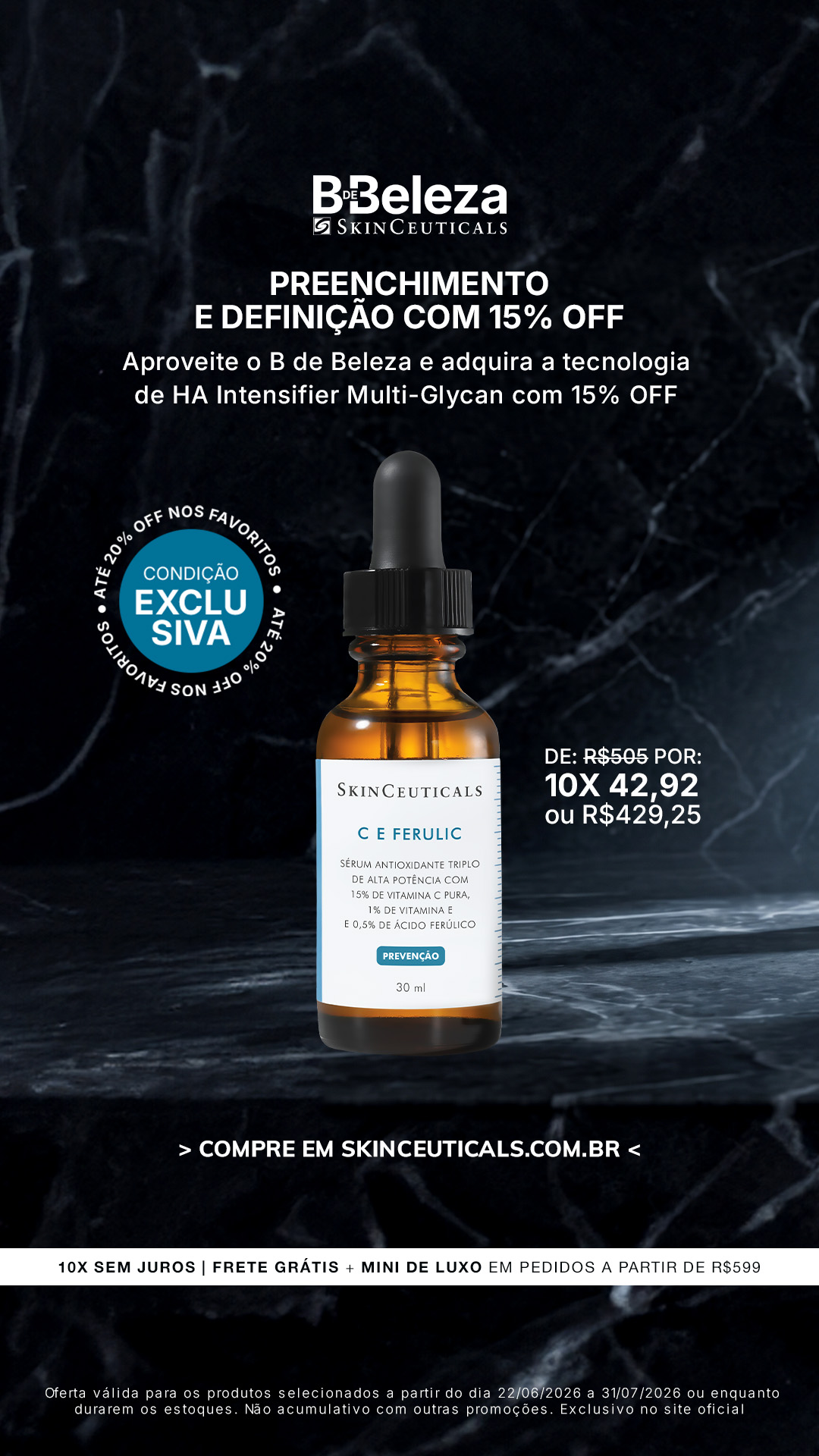 SkinCeuticals Facebook ad