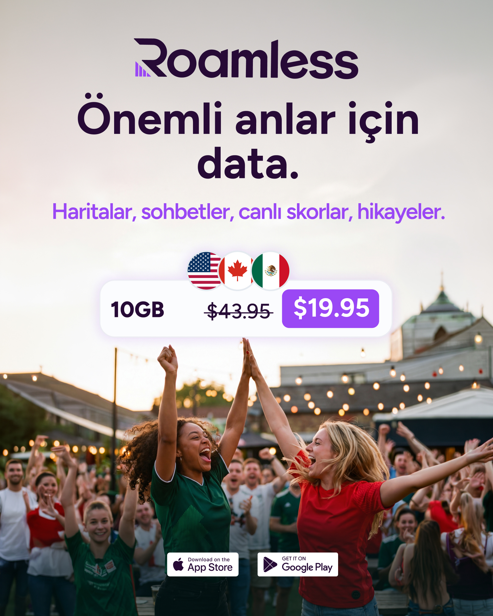 Roamless Facebook ad