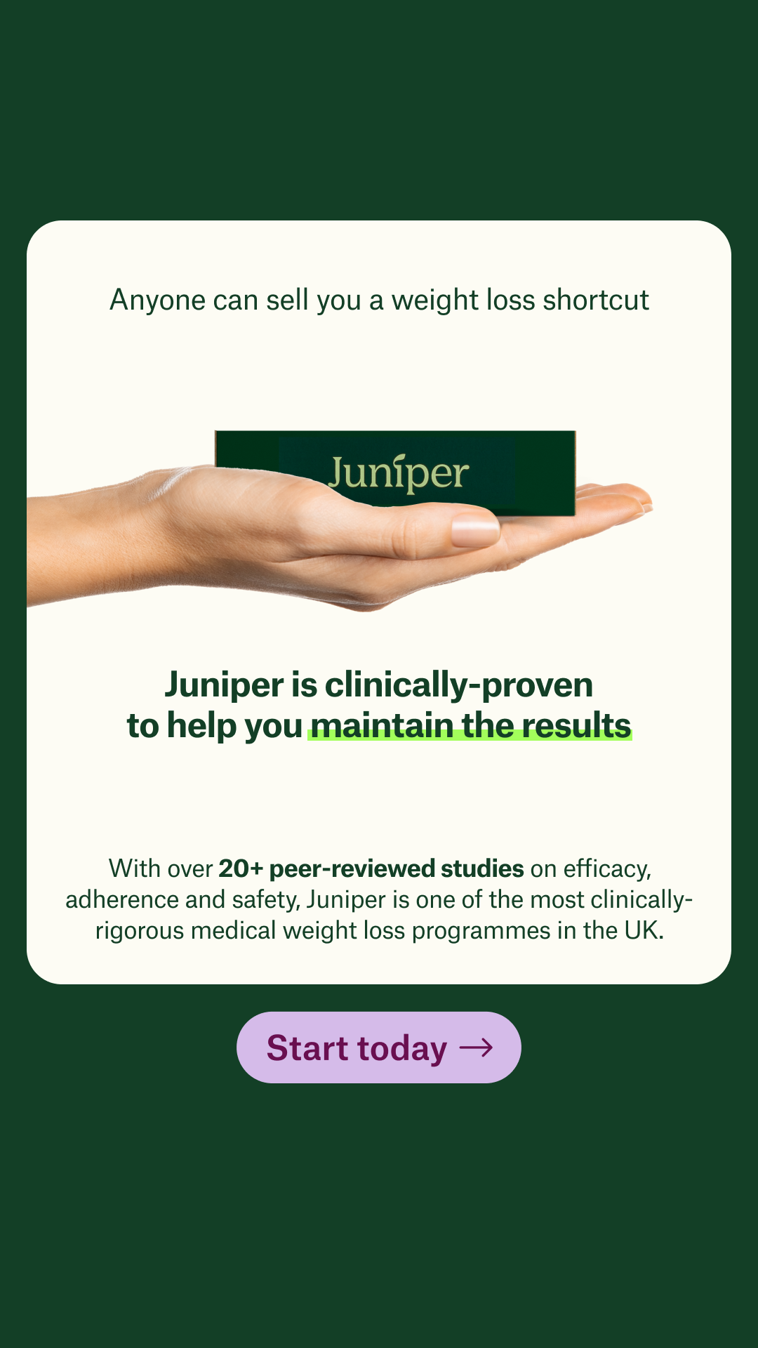 Juniper UK Facebook ad