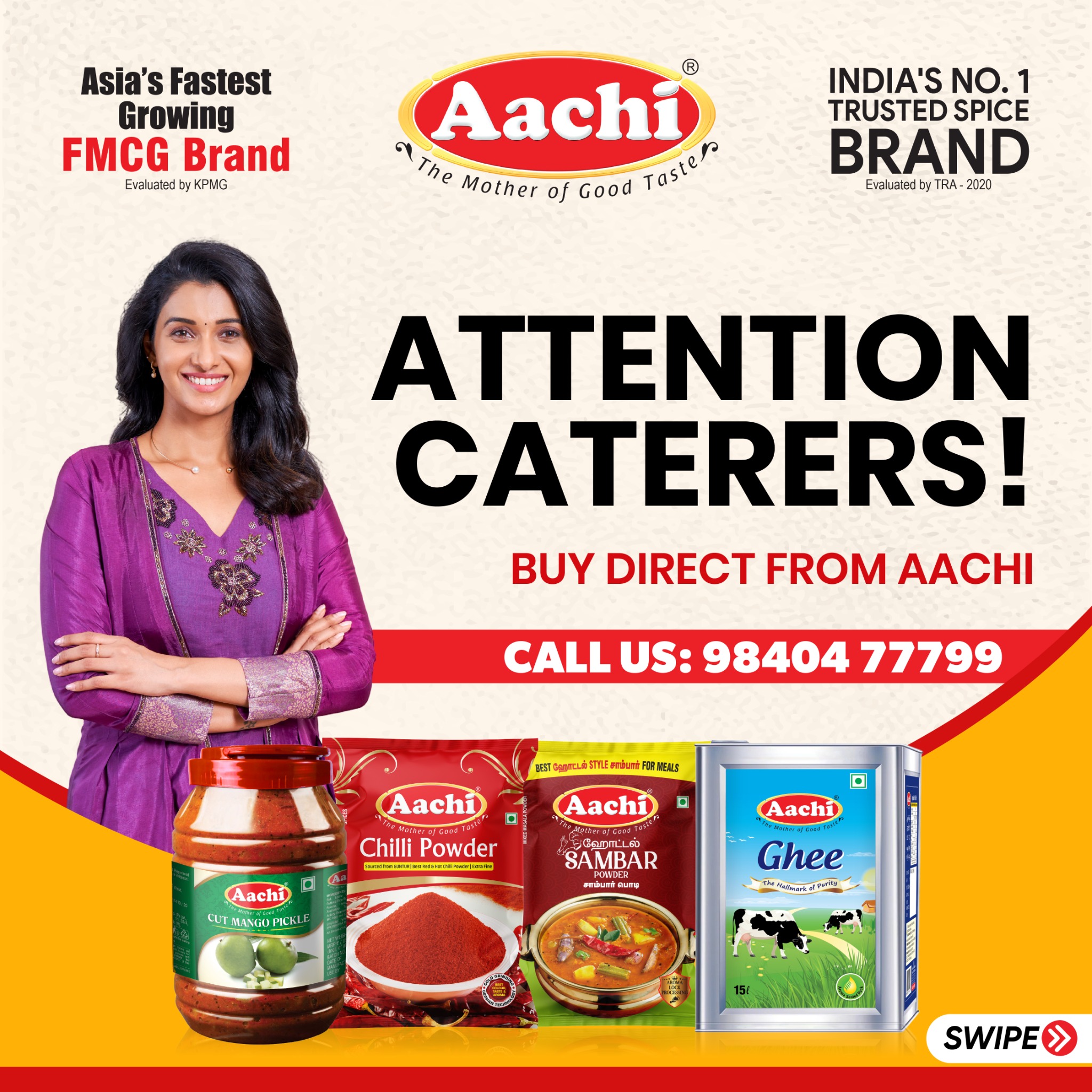 Aachi Foods Facebook ad