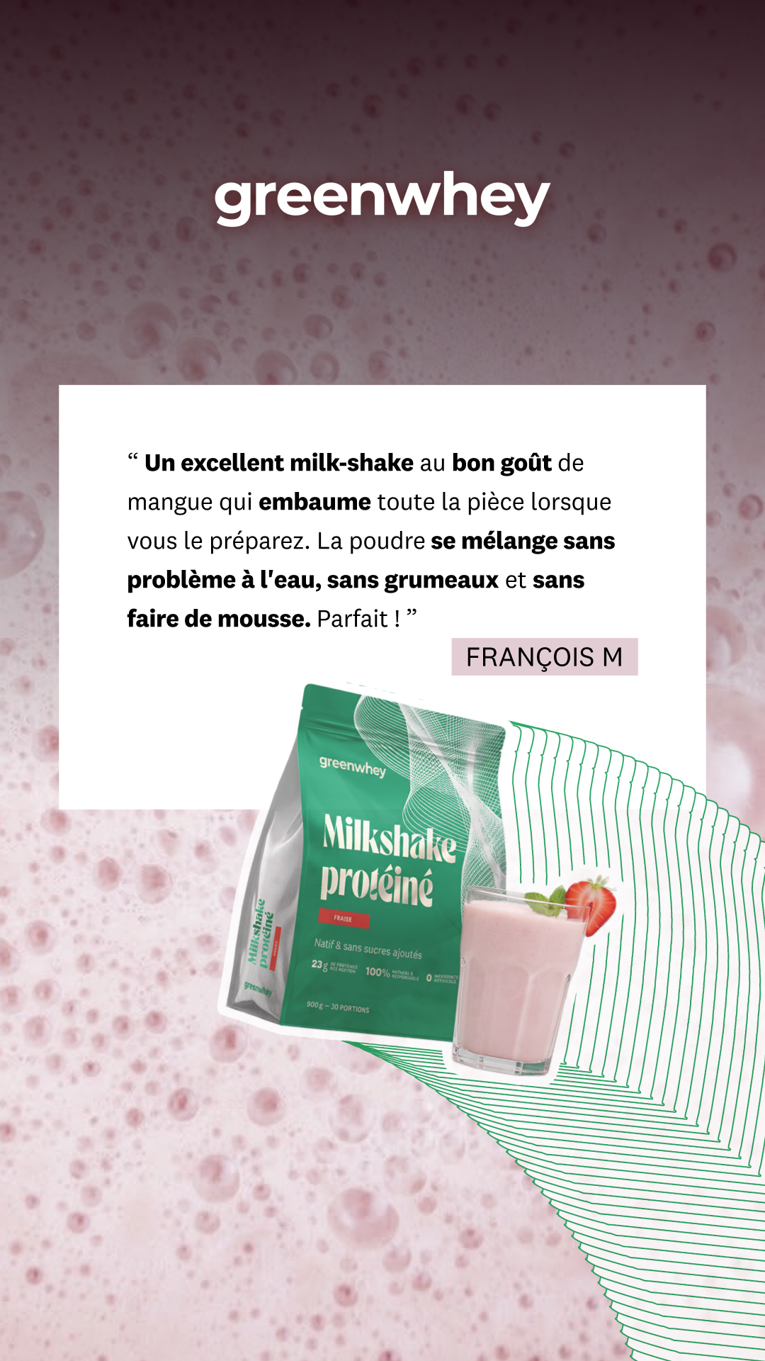 greenwhey Facebook ad