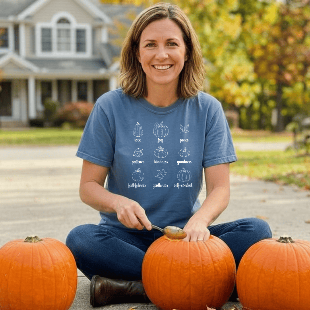 EllyandGrace Facebook ad: Faith + Fall in the Softest Tee