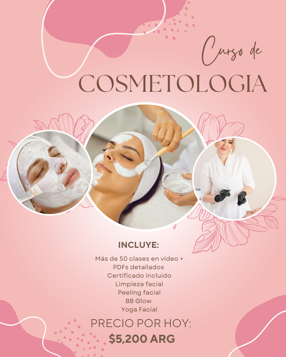 Educacion online Facebook ad: PACK ESTÉTICA FACIAL PRO, 4 EN 1