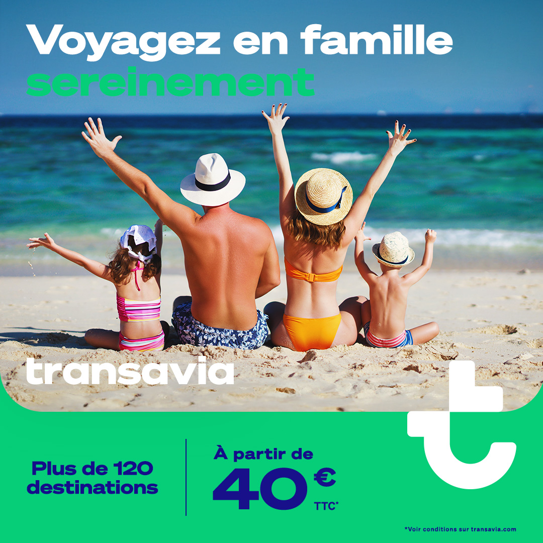 Transavia Facebook ad