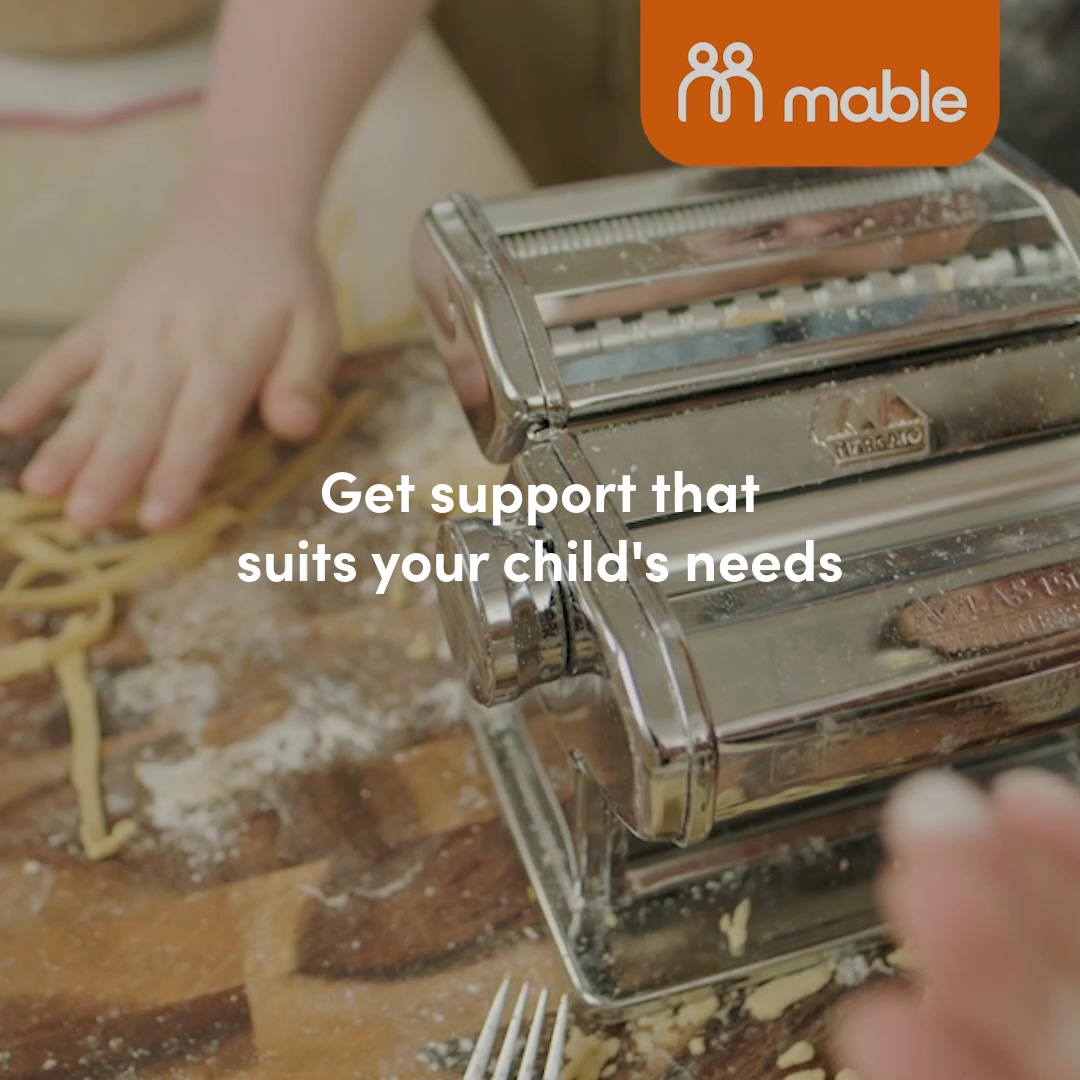 Mable Facebook ad: Find the right fit for your child