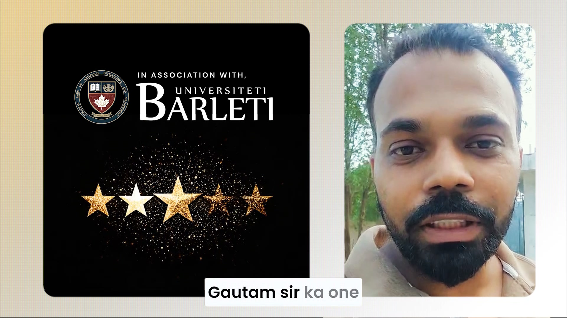 Gautam Jain Facebook ad: Become an AI Specialist in 28 Days