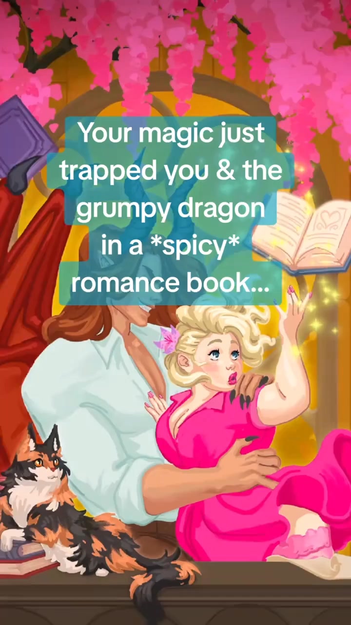 Fantasy Book Boyfriends Facebook ad: spicy grumpy sunshine rom com