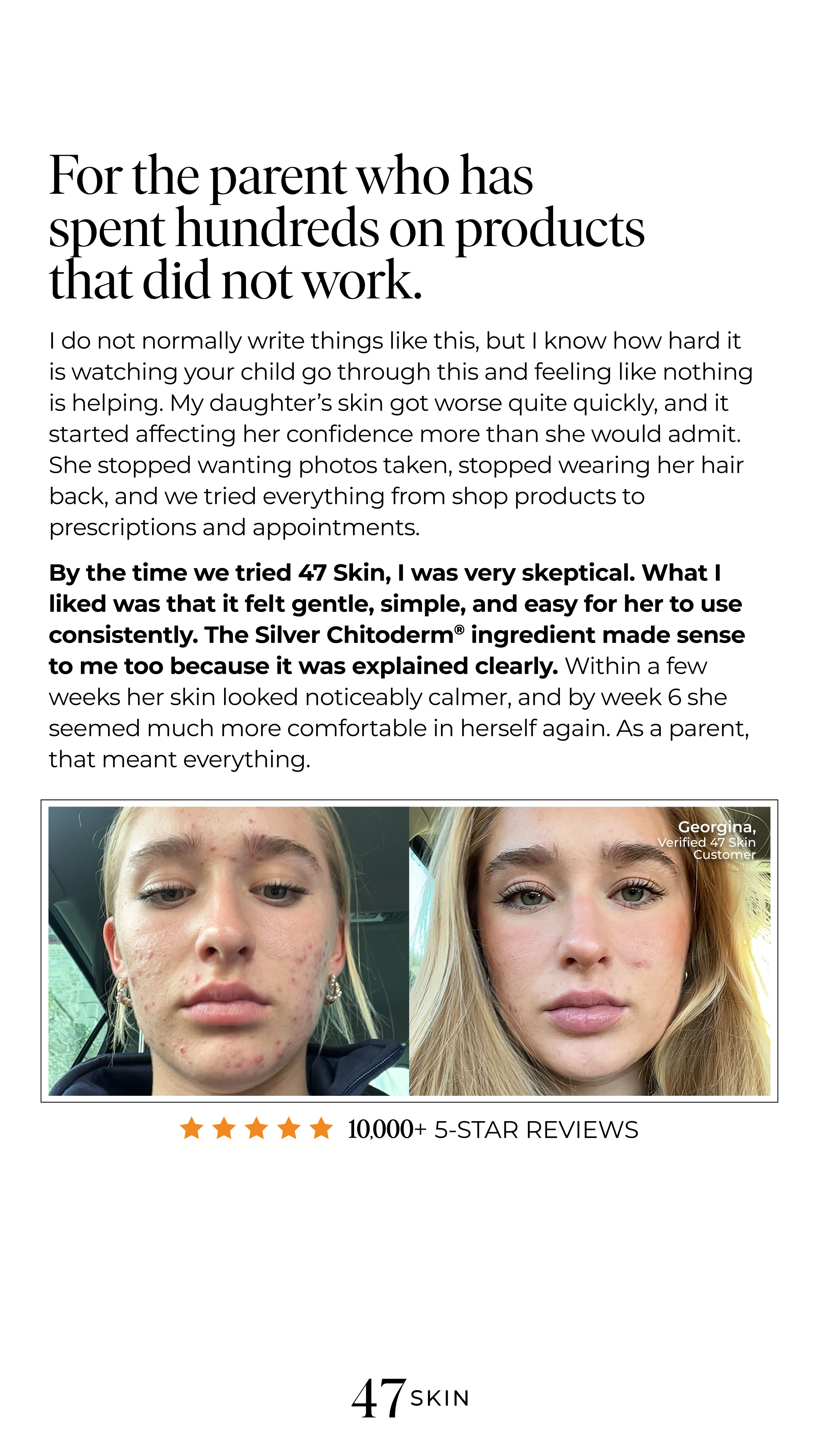 47Skin Facebook ad