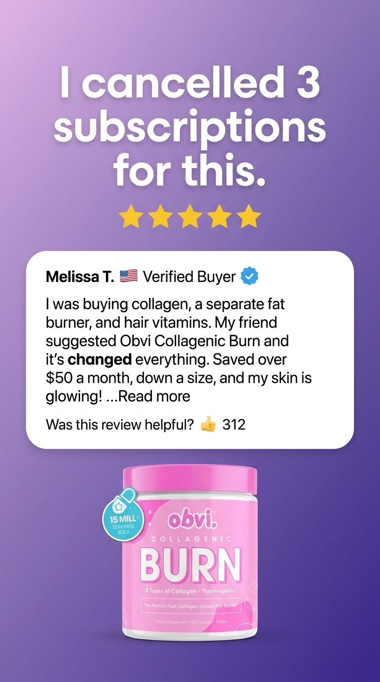 Obvi Health Facebook ad