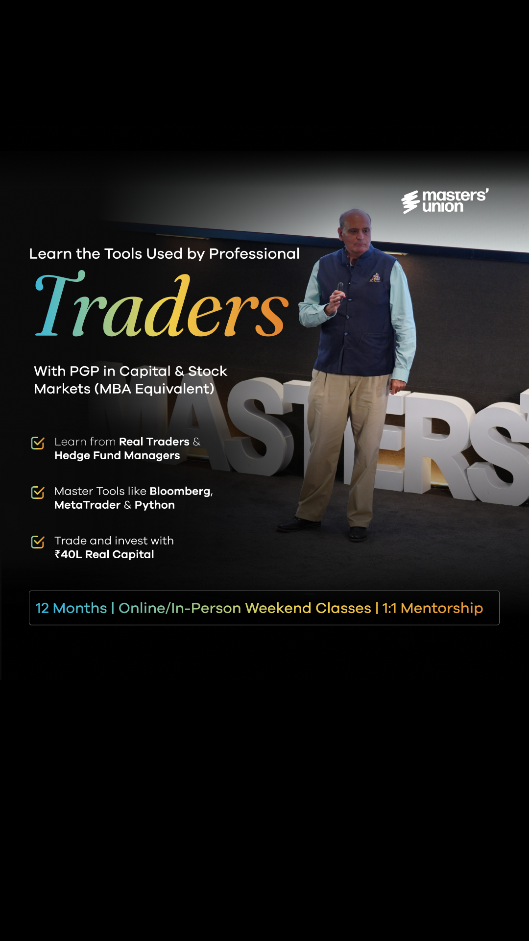 Masters' Union Facebook ad