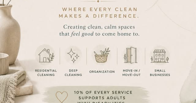 Shine for Good Facebook ad: Provides reliable,detail-oriented residential and small…
