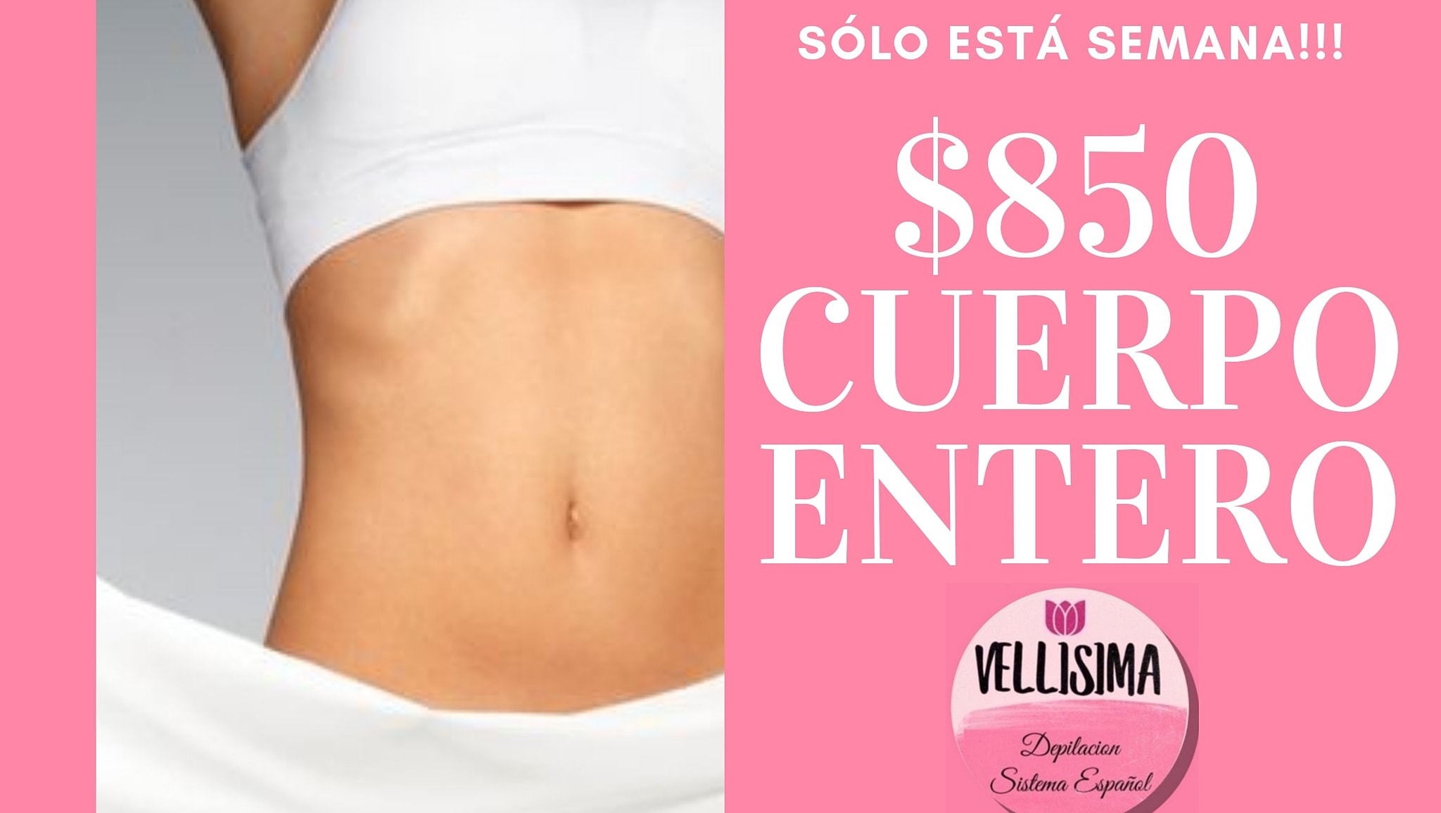 V_ellisima Facebook ad: Depilación de Sistema español y lash lifting de…