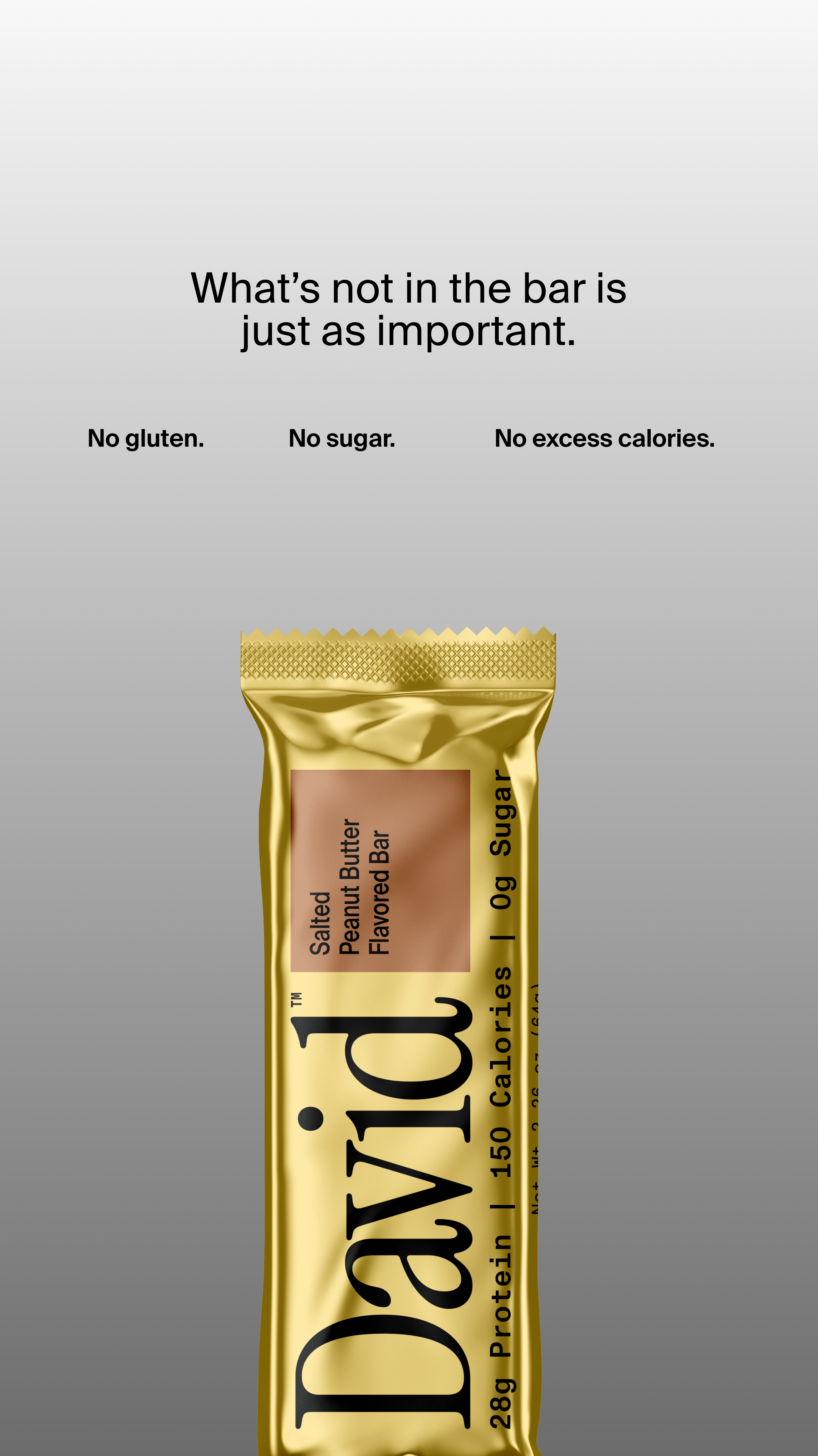 David Protein Facebook ad