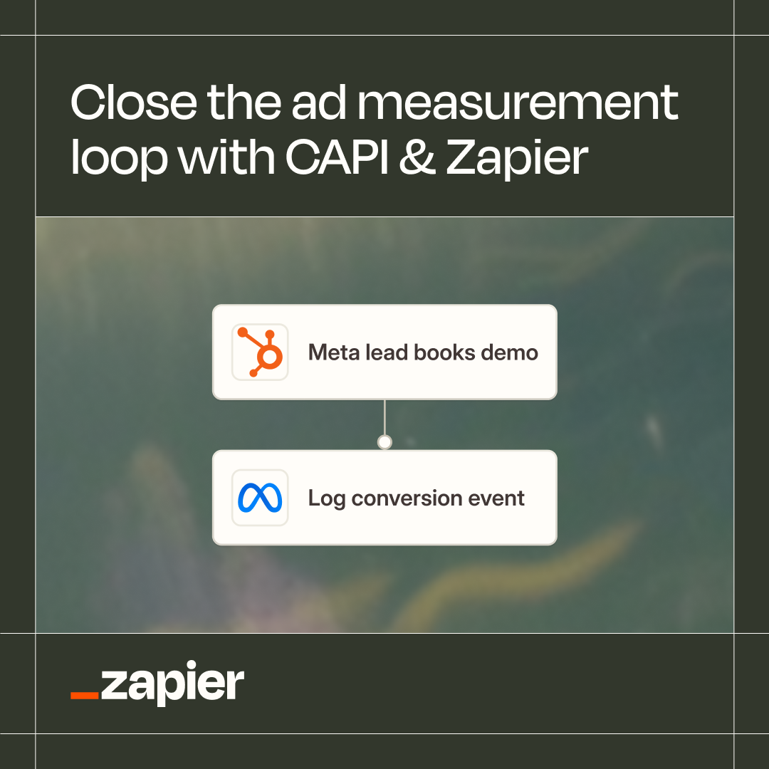Zapier Facebook ad