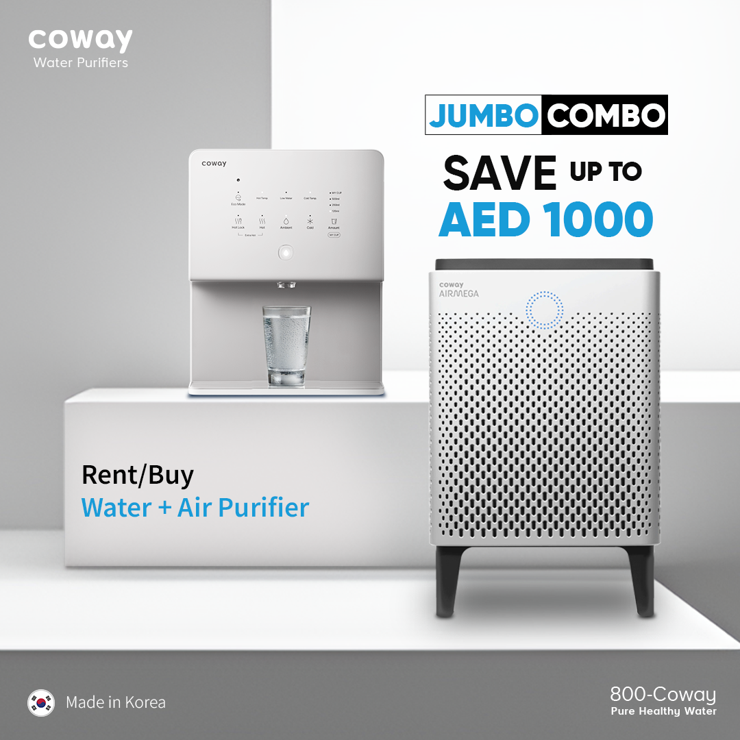 Coway Emarat Facebook ad: Exclusive Jumbo Combo Offer