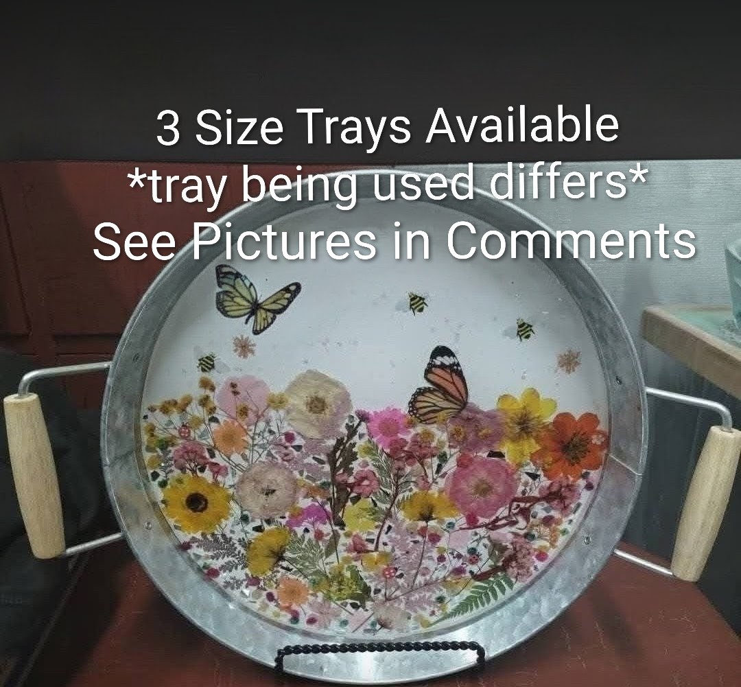 Julie B's Art Studio Facebook ad: DIY Resin Tray Workshop