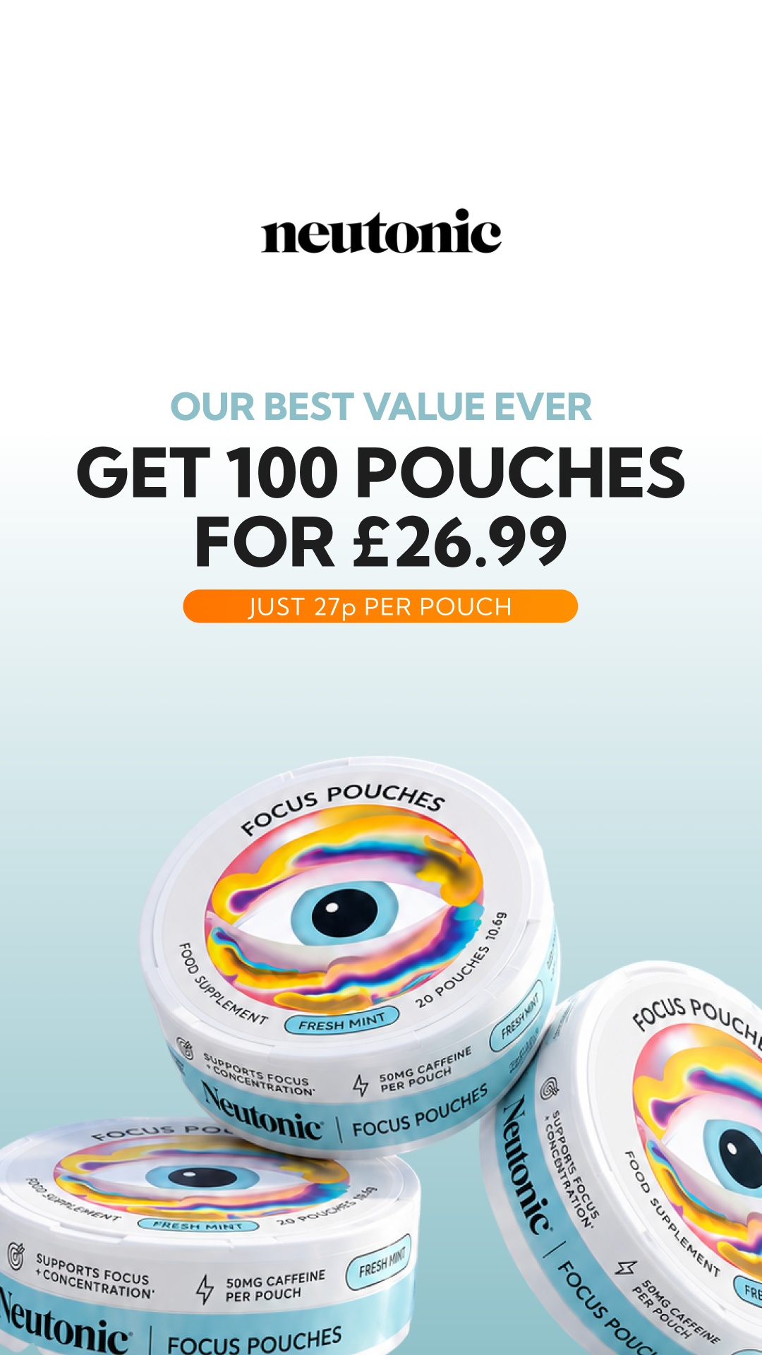 Neutonic Facebook ad: There’s a better way to focus.